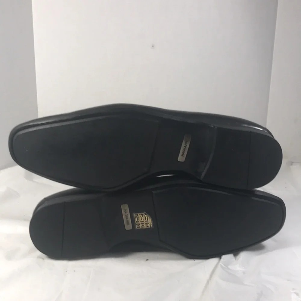 Magnanni Mens  Black Leather Naza Bit  Slip On  Loafers